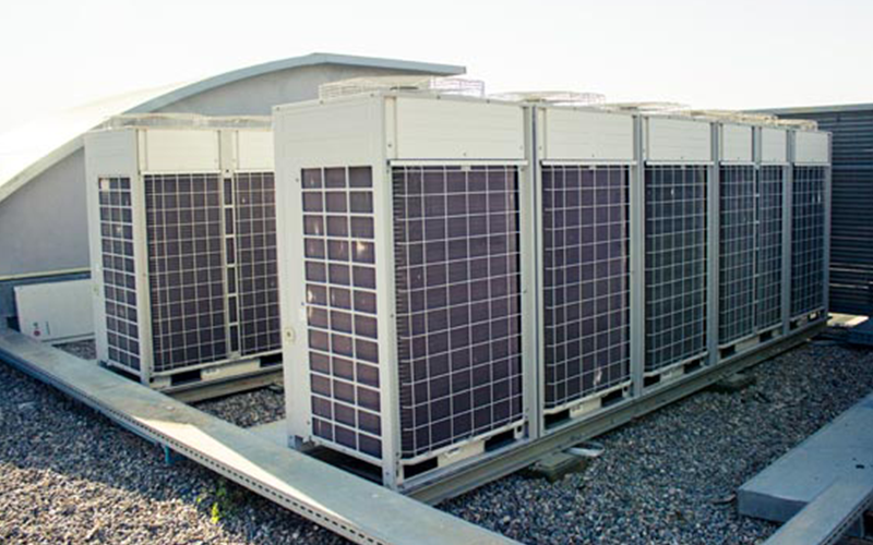 Conjunto de equipos de aire acondicionado tipo VRF